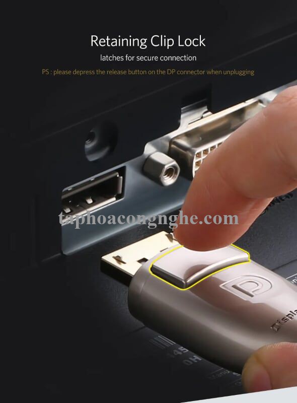 Ugreen 40436 5M Màu Đen Cáp chuyển đổi Displayport 1.2 sang HDMI 2.0 cao cấp DP111 30040436